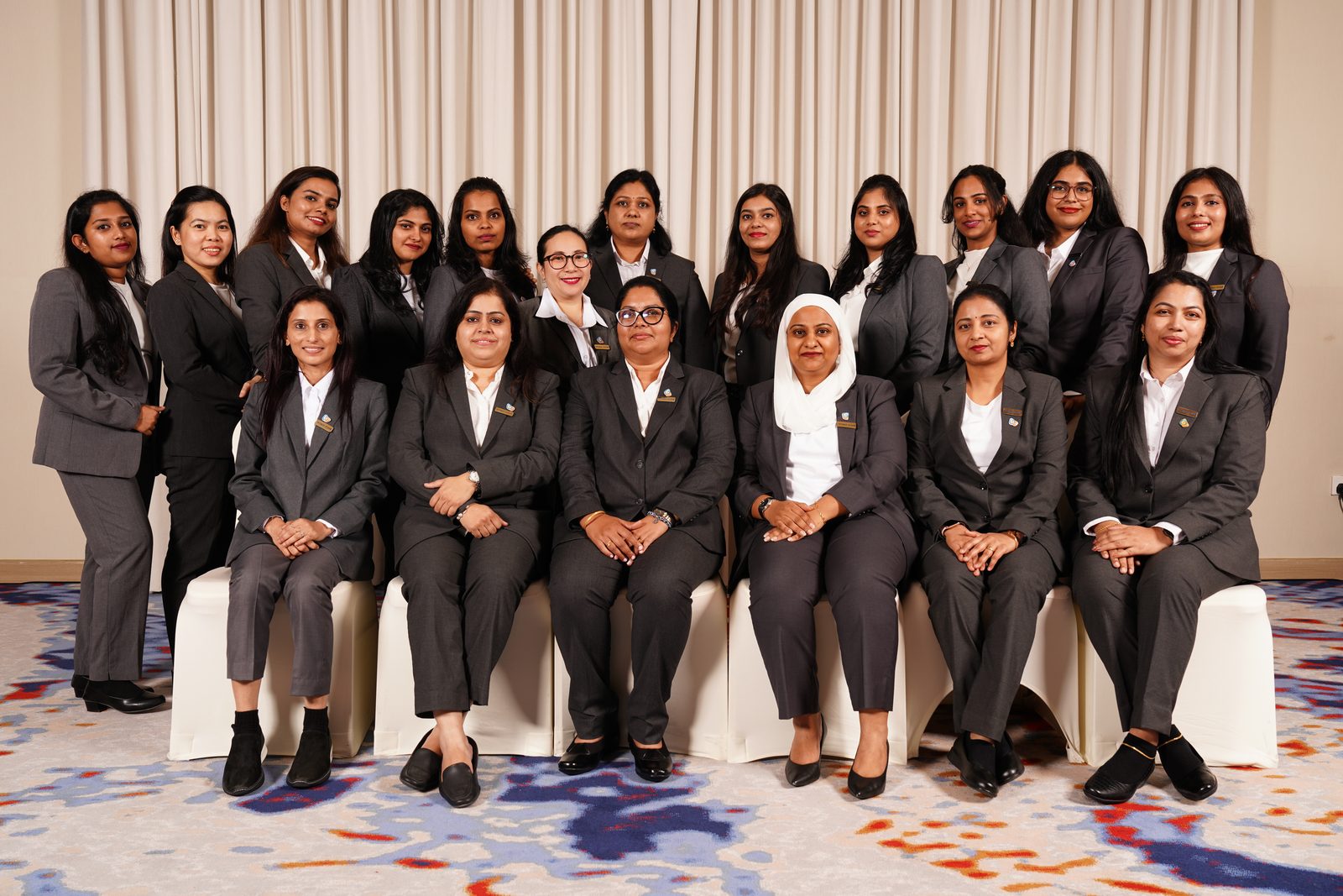 The women of World Zone Shipping Services &mdash; team members from across the company at Spotlight 25